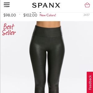 Spanx Pleather Leggings